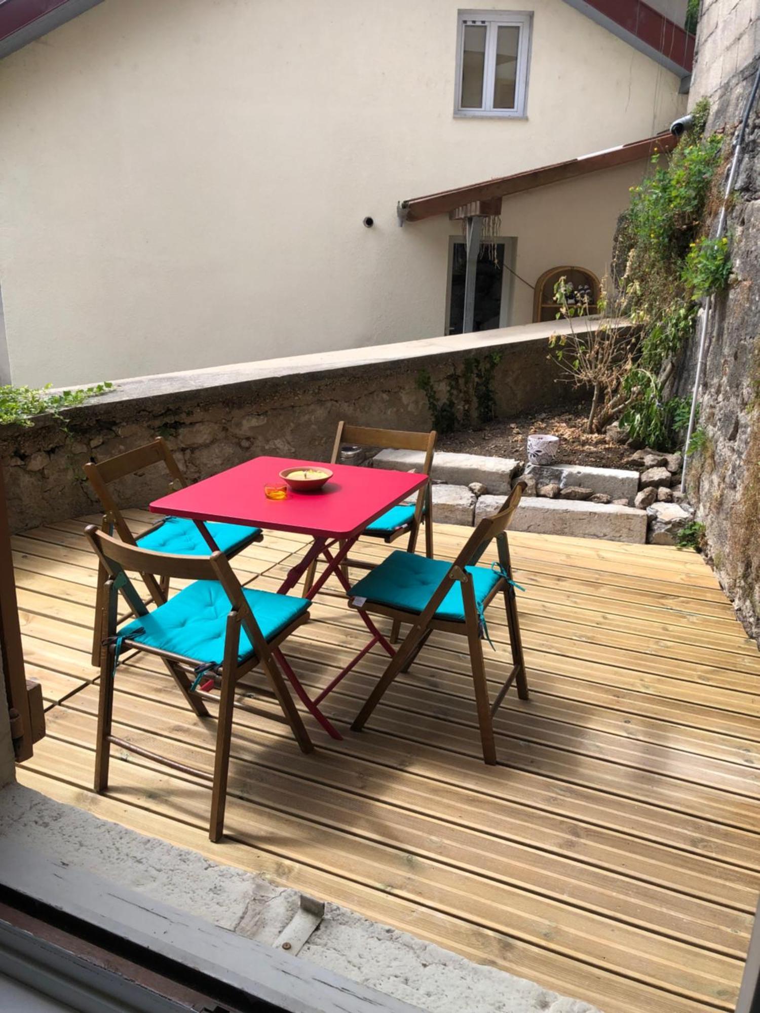 T2 Avec Terrasse Calme Et Ensoleillee Appartement Saint-Claude Buitenkant foto